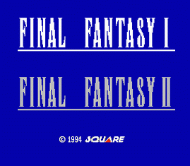 Final Fantasy 1 and 2